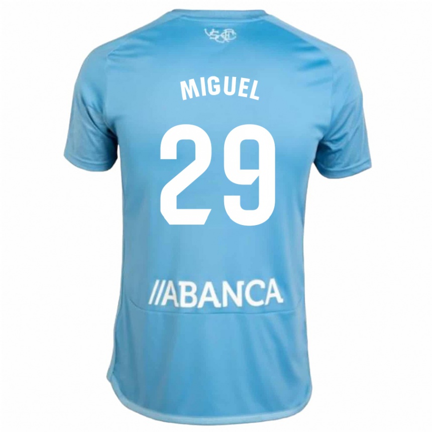 Vaikiškas Miguel Rodríguez #29 Mėlyna Namų Marškinėliai 2023/24 T-Shirt