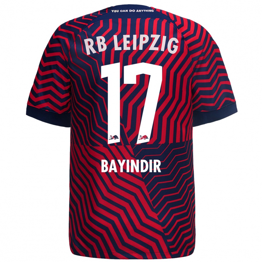 Vaikiškas Aris Bayindir #17 Mėlyna Raudona Išvykos Marškinėliai 2023/24 T-Shirt