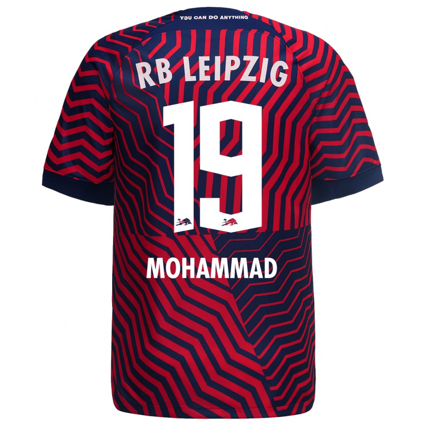 Vaikiškas Sammy Mohammad #19 Mėlyna Raudona Išvykos Marškinėliai 2023/24 T-Shirt