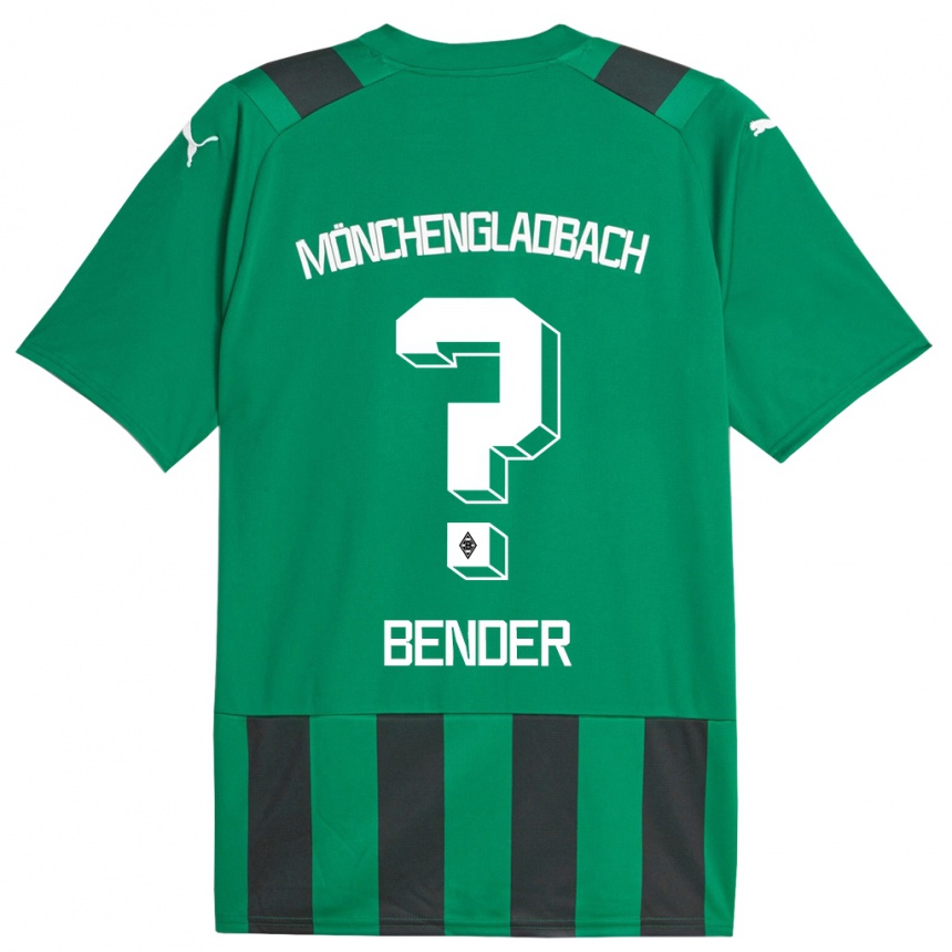 Vaikiškas Maurice Bender #0 Juoda Žalia Išvykos Marškinėliai 2023/24 T-Shirt