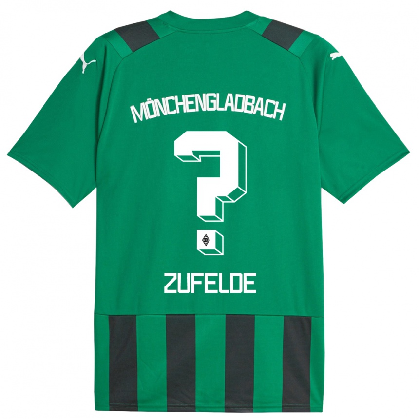 Vaikiškas Isaac Zufelde #0 Juoda Žalia Išvykos Marškinėliai 2023/24 T-Shirt