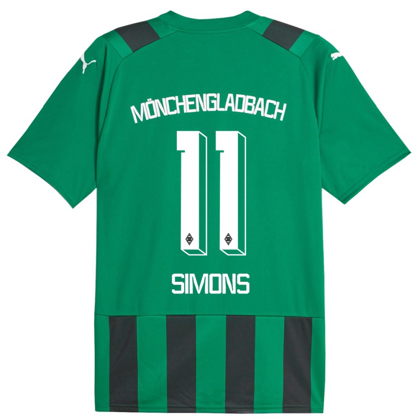 Vaikiškas Kelly Simons #11 Juoda Žalia Išvykos Marškinėliai 2023/24 T-Shirt