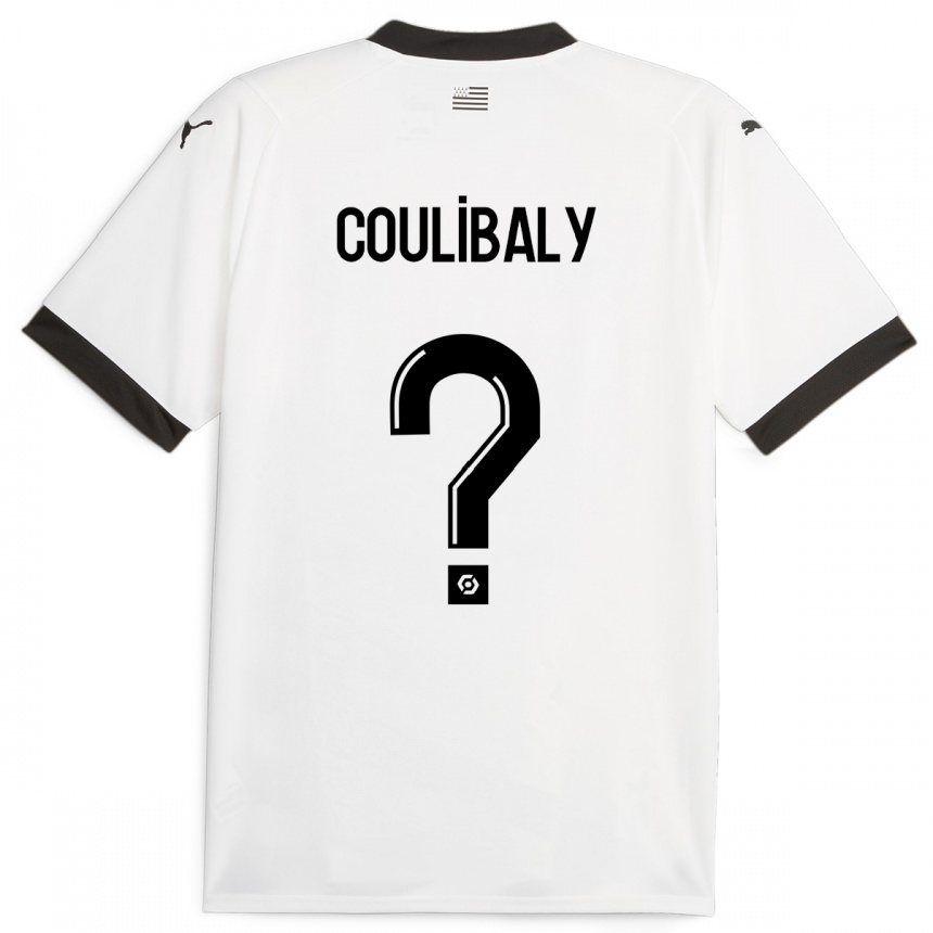 Vaikiškas Joël Coulibaly #0 Baltas Išvykos Marškinėliai 2023/24 T-Shirt