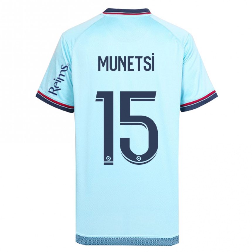 Vaikiškas Marshall Munetsi #15 Dangaus Mėlynumo Išvykos Marškinėliai 2023/24 T-Shirt