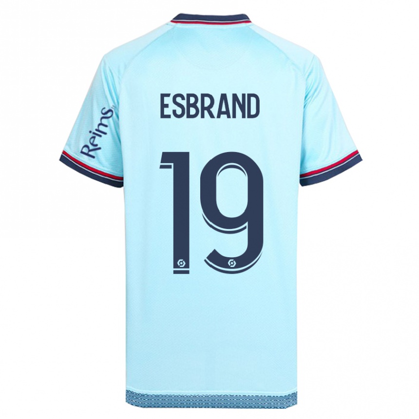 Vaikiškas Josh Wilson-Esbrand #19 Dangaus Mėlynumo Išvykos Marškinėliai 2023/24 T-Shirt