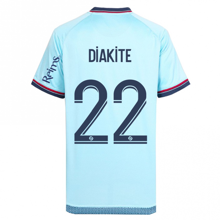 Vaikiškas Oumar Diakité #22 Dangaus Mėlynumo Išvykos Marškinėliai 2023/24 T-Shirt