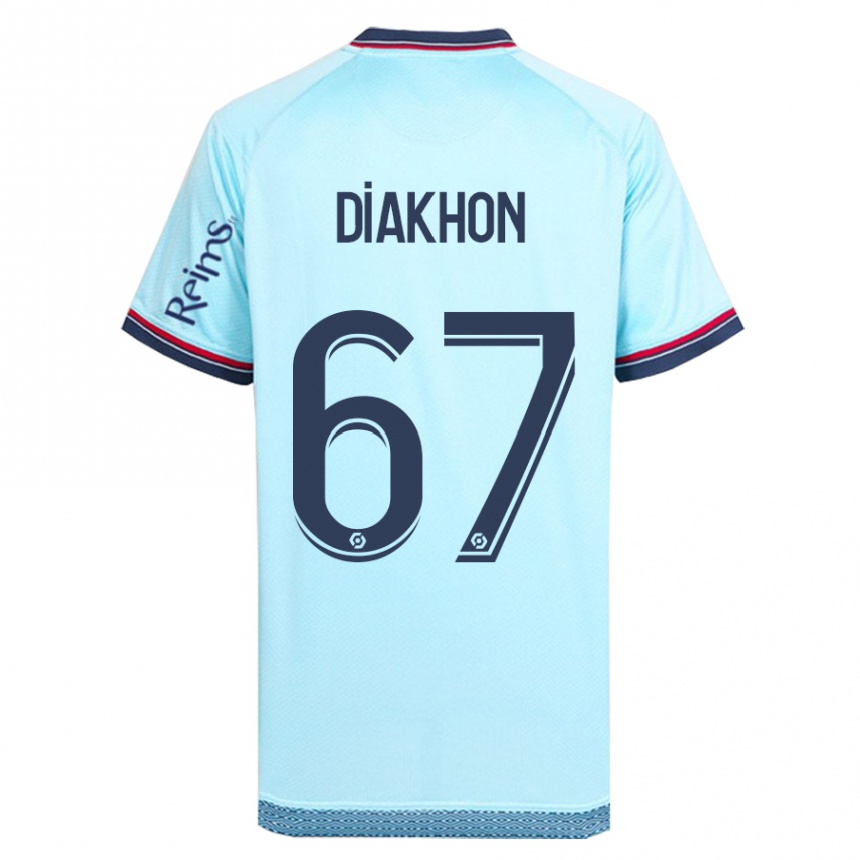 Vaikiškas Mamadou Diakhon #67 Dangaus Mėlynumo Išvykos Marškinėliai 2023/24 T-Shirt