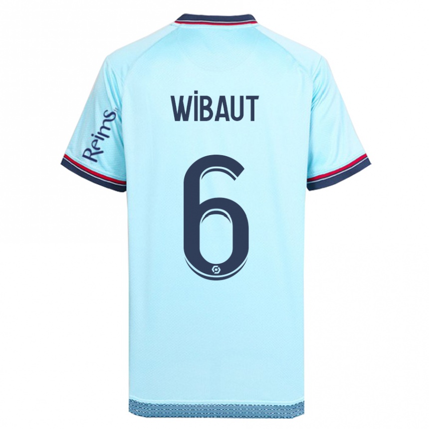 Vaikiškas Clara Wibaut #6 Dangaus Mėlynumo Išvykos Marškinėliai 2023/24 T-Shirt