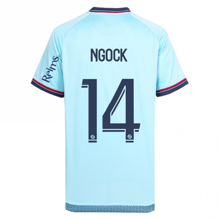 Vaikiškas Monique Ngock #14 Dangaus Mėlynumo Išvykos Marškinėliai 2023/24 T-Shirt