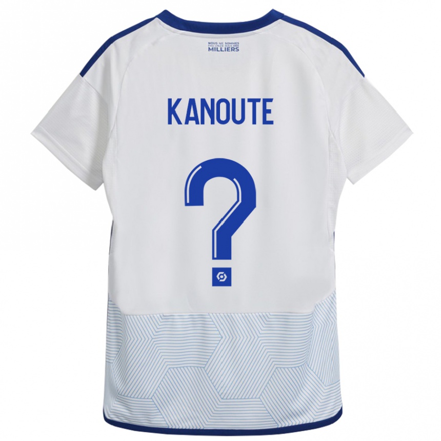 Vaikiškas Mahamadou Kanouté #0 Baltas Išvykos Marškinėliai 2023/24 T-Shirt