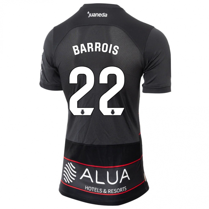 Vaikiškas Eliott Barrois #22 Juoda Išvykos Marškinėliai 2023/24 T-Shirt