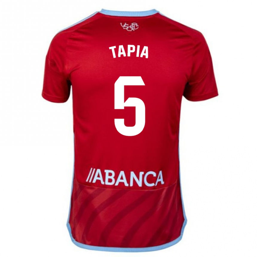 Vaikiškas Renato Tapia #5 Raudona Išvykos Marškinėliai 2023/24 T-Shirt