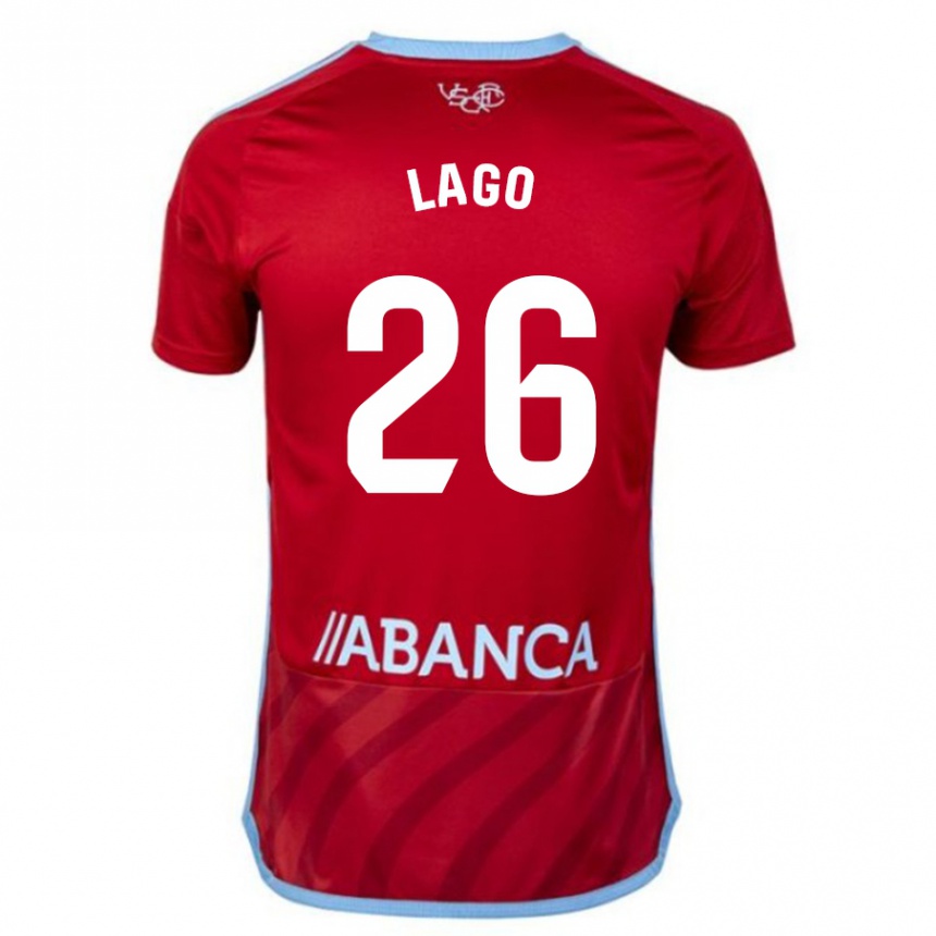 Vaikiškas Yoel Lago #26 Raudona Išvykos Marškinėliai 2023/24 T-Shirt