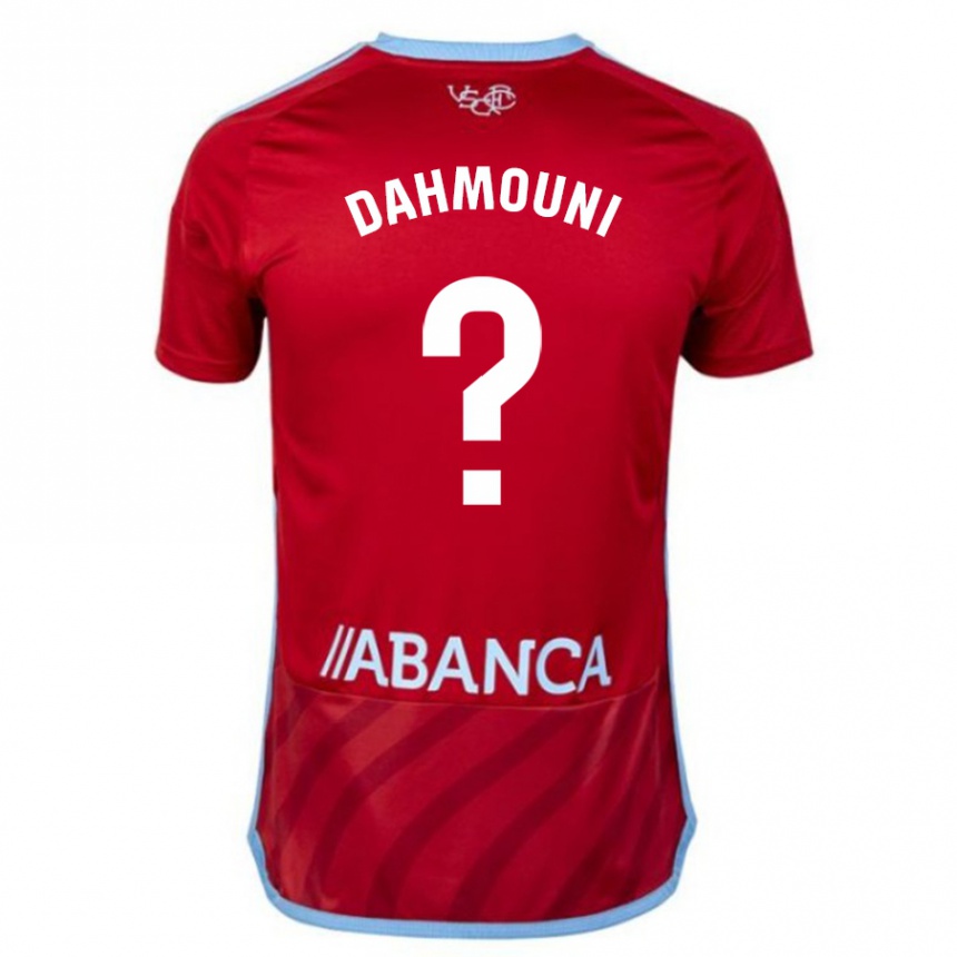 Vaikiškas Moha Dahmouni #0 Raudona Išvykos Marškinėliai 2023/24 T-Shirt