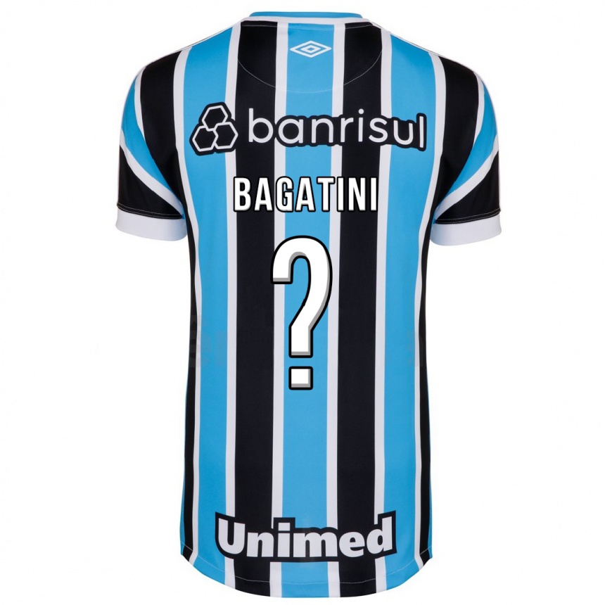 Vyrai Gustavo Bagatini #0 Mėlyna Namų Marškinėliai 2023/24 T-Shirt