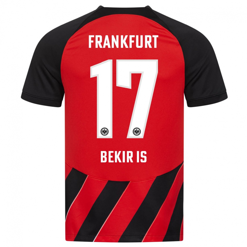 Vyrai Eba Bekir Is #17 Raudona Juoda Namų Marškinėliai 2023/24 T-Shirt