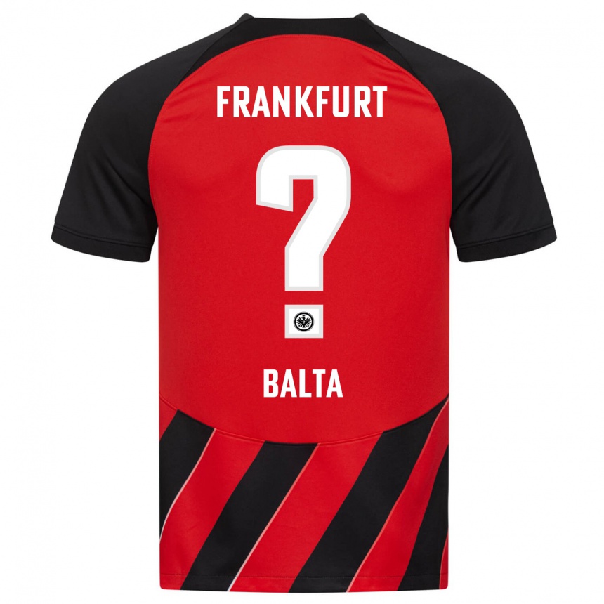 Vyrai Sahin Balta #0 Raudona Juoda Namų Marškinėliai 2023/24 T-Shirt