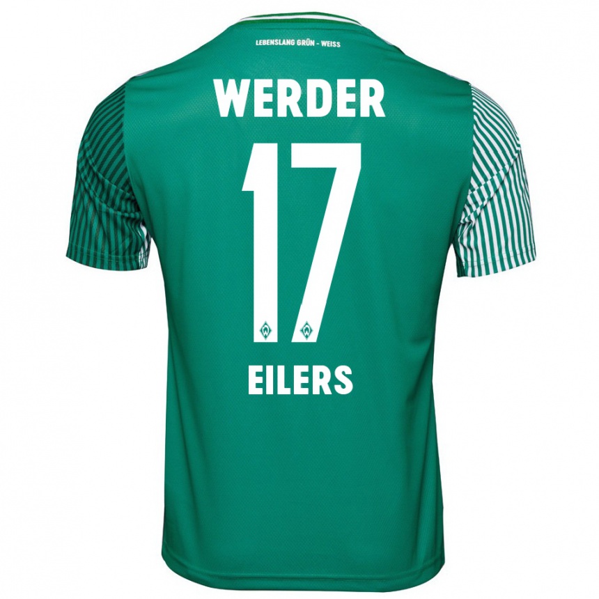Vyrai Jonas Eilers #17 Žalias Namų Marškinėliai 2023/24 T-Shirt