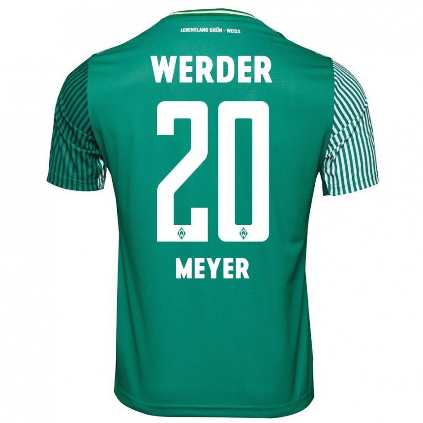 Vyrai Christin Meyer #20 Žalias Namų Marškinėliai 2023/24 T-Shirt