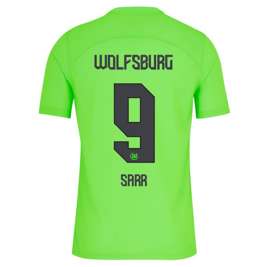 Vyrai Amin Sarr #9 Žalias Namų Marškinėliai 2023/24 T-Shirt