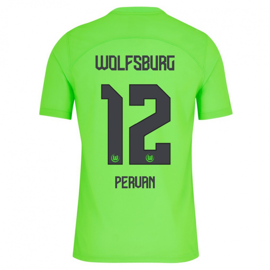 Vyrai Pavao Pervan #12 Žalias Namų Marškinėliai 2023/24 T-Shirt