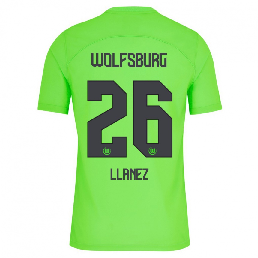 Vyrai Ulysses Llanez #26 Žalias Namų Marškinėliai 2023/24 T-Shirt