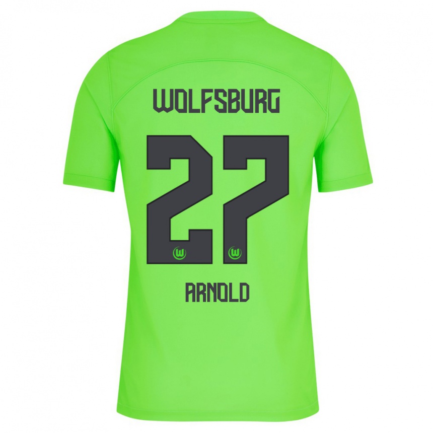 Vyrai Maximilian Arnold #27 Žalias Namų Marškinėliai 2023/24 T-Shirt