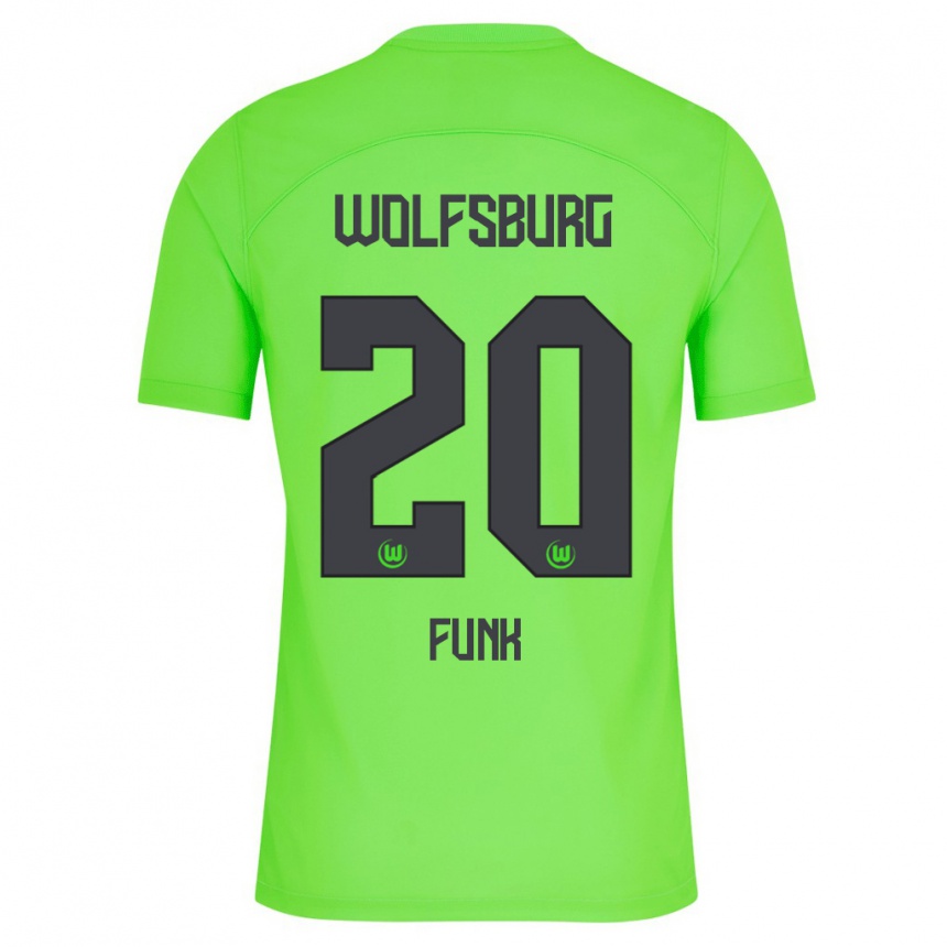 Vyrai Jonah Funk #20 Žalias Namų Marškinėliai 2023/24 T-Shirt