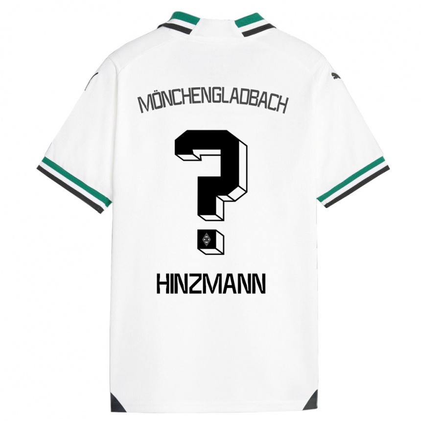 Vyrai Sinan Hinzmann #0 Balta Žalia Namų Marškinėliai 2023/24 T-Shirt