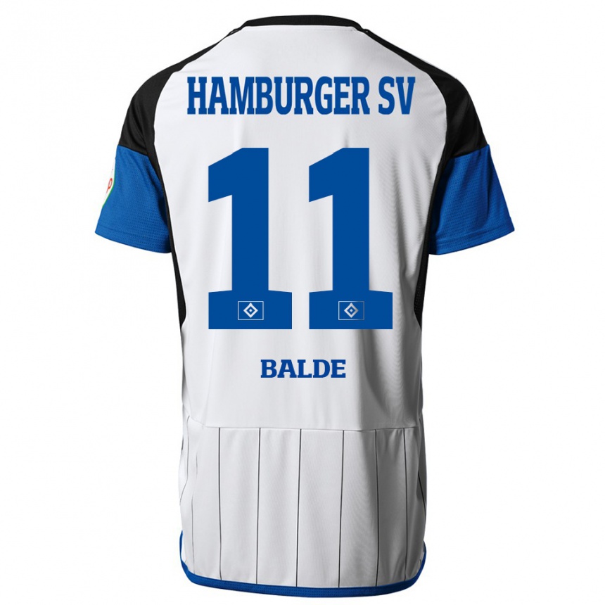 Vyrai Fabio Baldé #11 Baltas Namų Marškinėliai 2023/24 T-Shirt