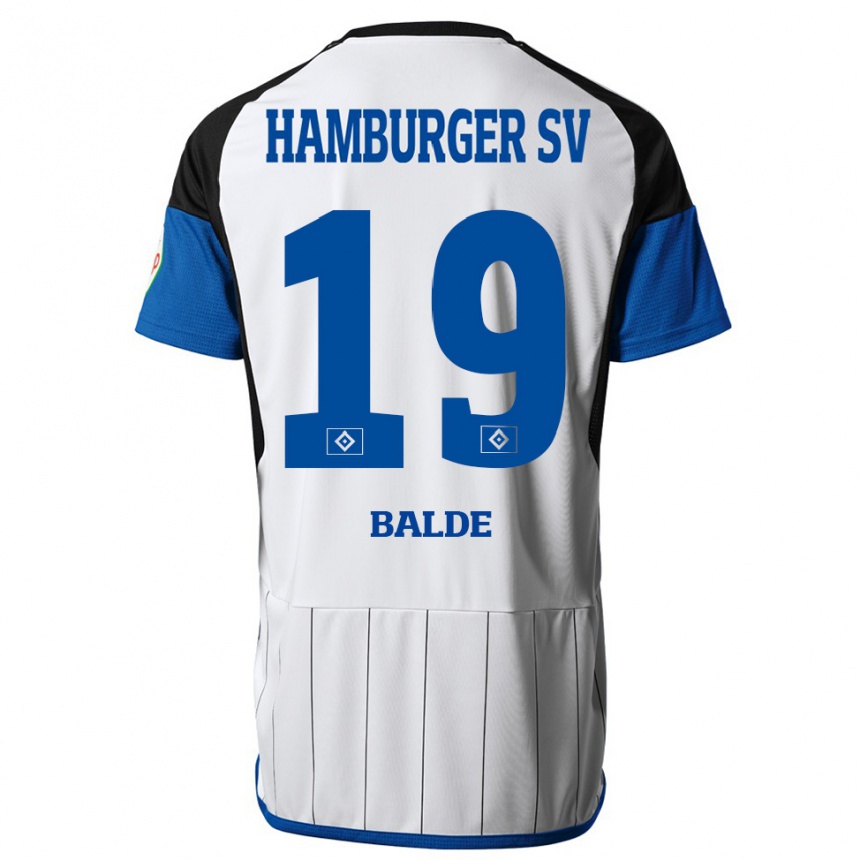 Vyrai Saido Balde #19 Baltas Namų Marškinėliai 2023/24 T-Shirt