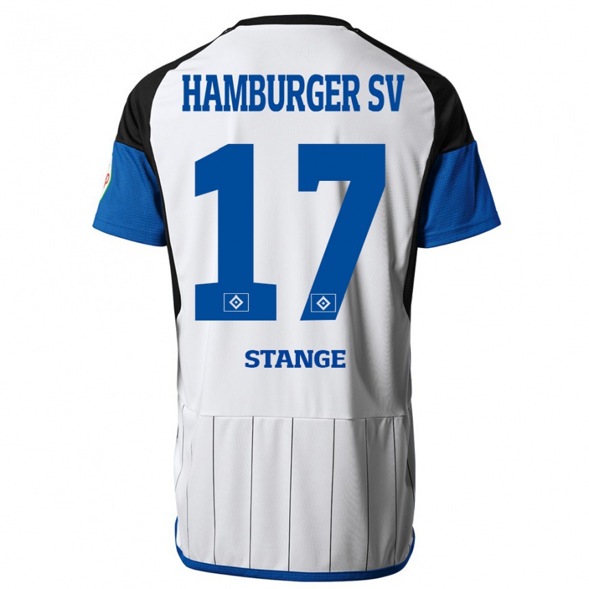 Vyrai Otto Stange #17 Baltas Namų Marškinėliai 2023/24 T-Shirt