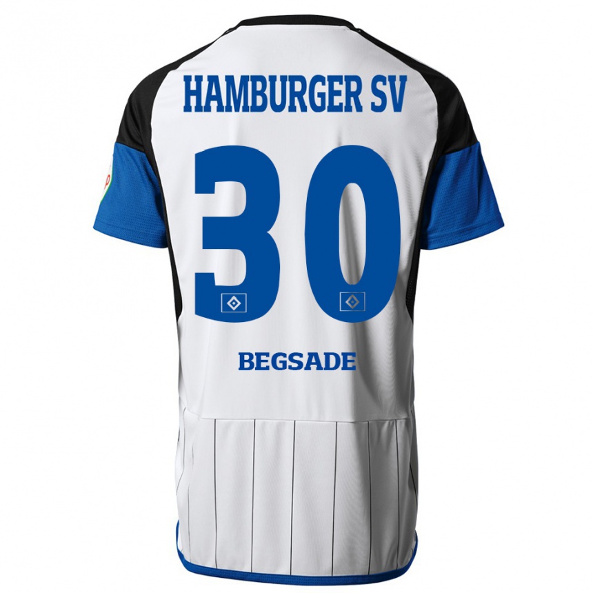 Vyrai Soheil Begsade #30 Baltas Namų Marškinėliai 2023/24 T-Shirt