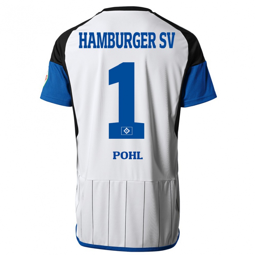 Vyrai Christina Pohl #1 Baltas Namų Marškinėliai 2023/24 T-Shirt