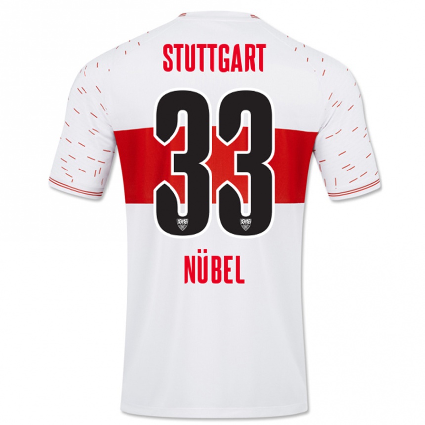 Vyrai Alexander Nübel #33 Baltas Namų Marškinėliai 2023/24 T-Shirt