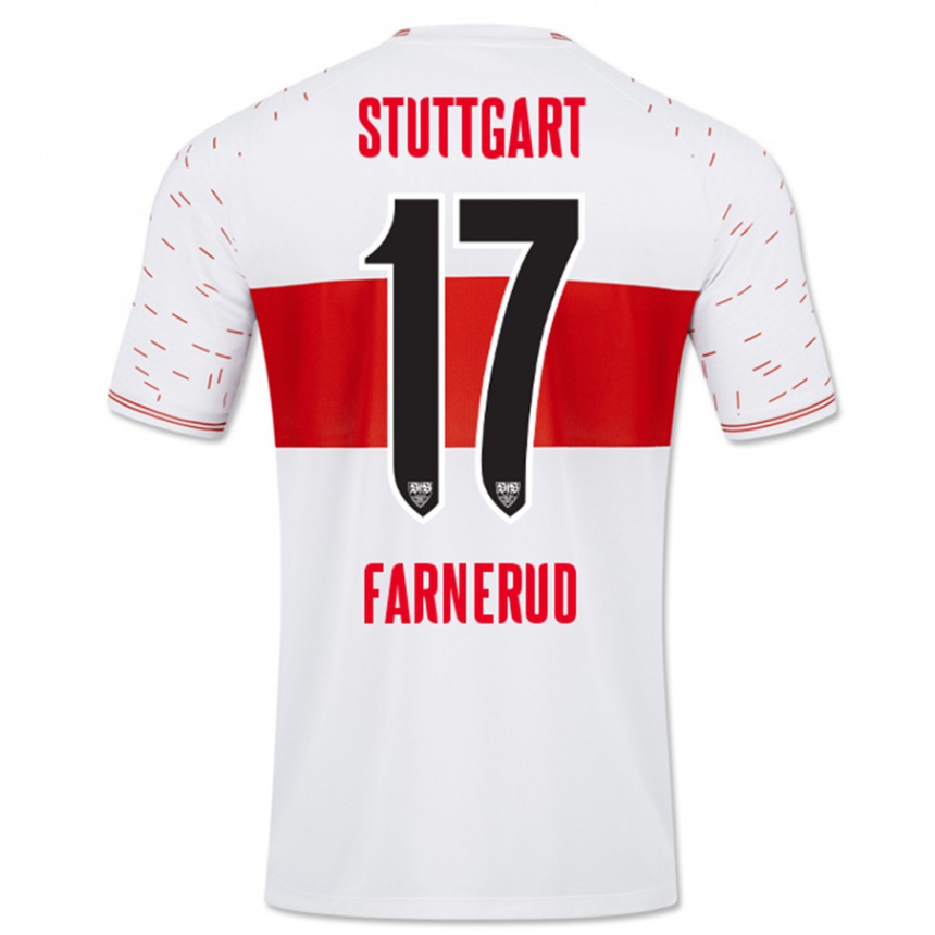 Vyrai Colin Farnerud #17 Baltas Namų Marškinėliai 2023/24 T-Shirt