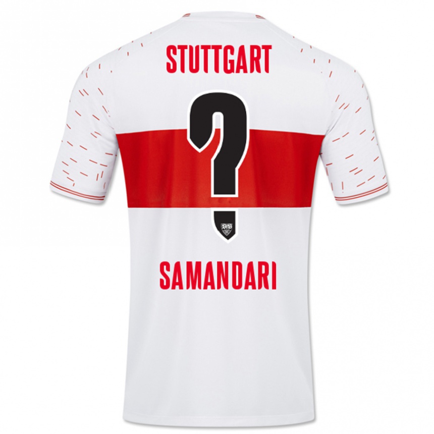 Vyrai Sohrab Samandari #0 Baltas Namų Marškinėliai 2023/24 T-Shirt