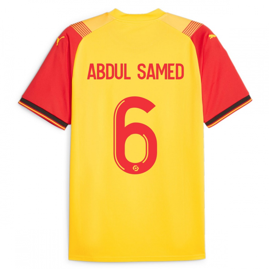 Vyrai Salis Abdul Samed #6 Geltona Namų Marškinėliai 2023/24 T-Shirt