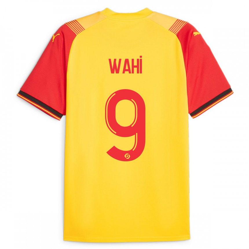 Vyrai Elye Wahi #9 Geltona Namų Marškinėliai 2023/24 T-Shirt