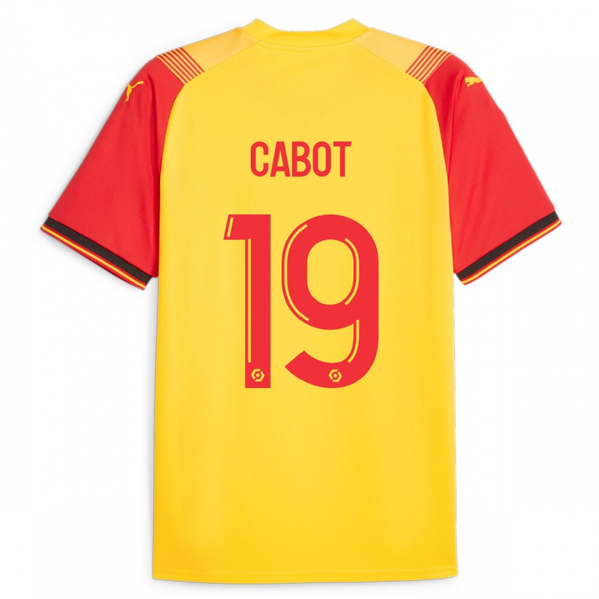 Vyrai Jimmy Cabot #19 Geltona Namų Marškinėliai 2023/24 T-Shirt