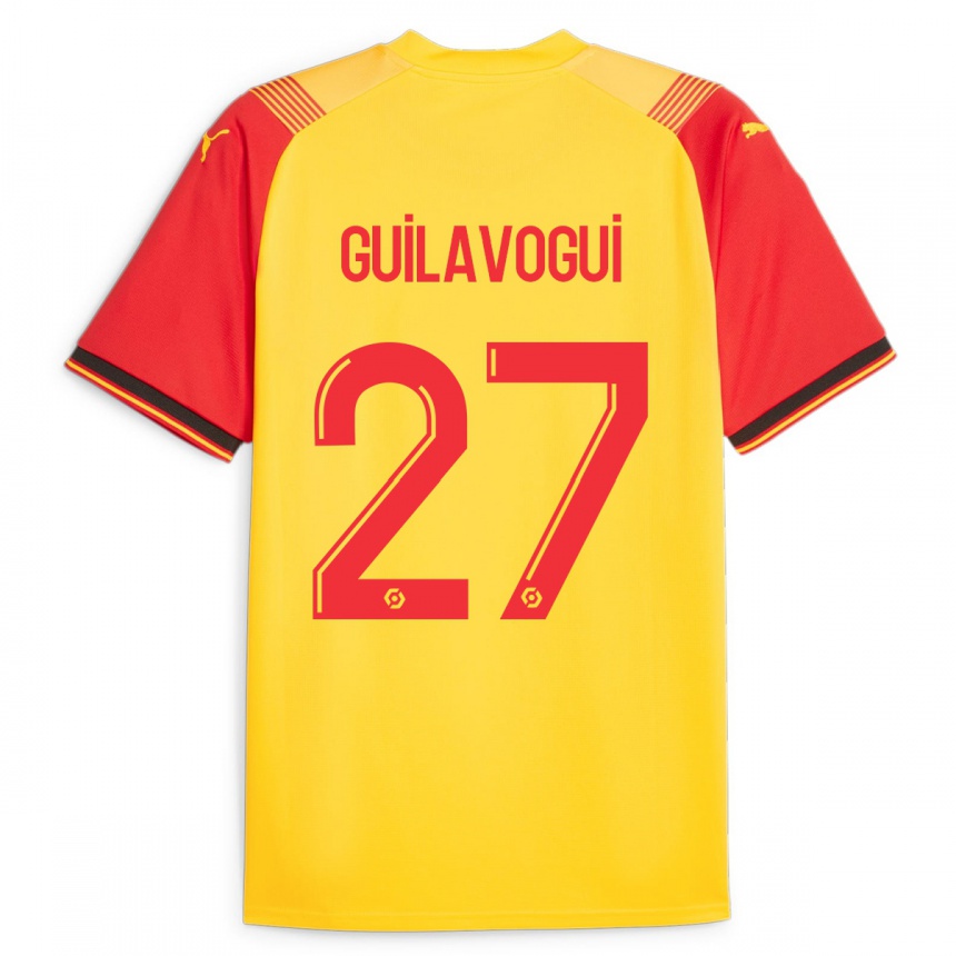 Vyrai Morgan Guilavogui #27 Geltona Namų Marškinėliai 2023/24 T-Shirt