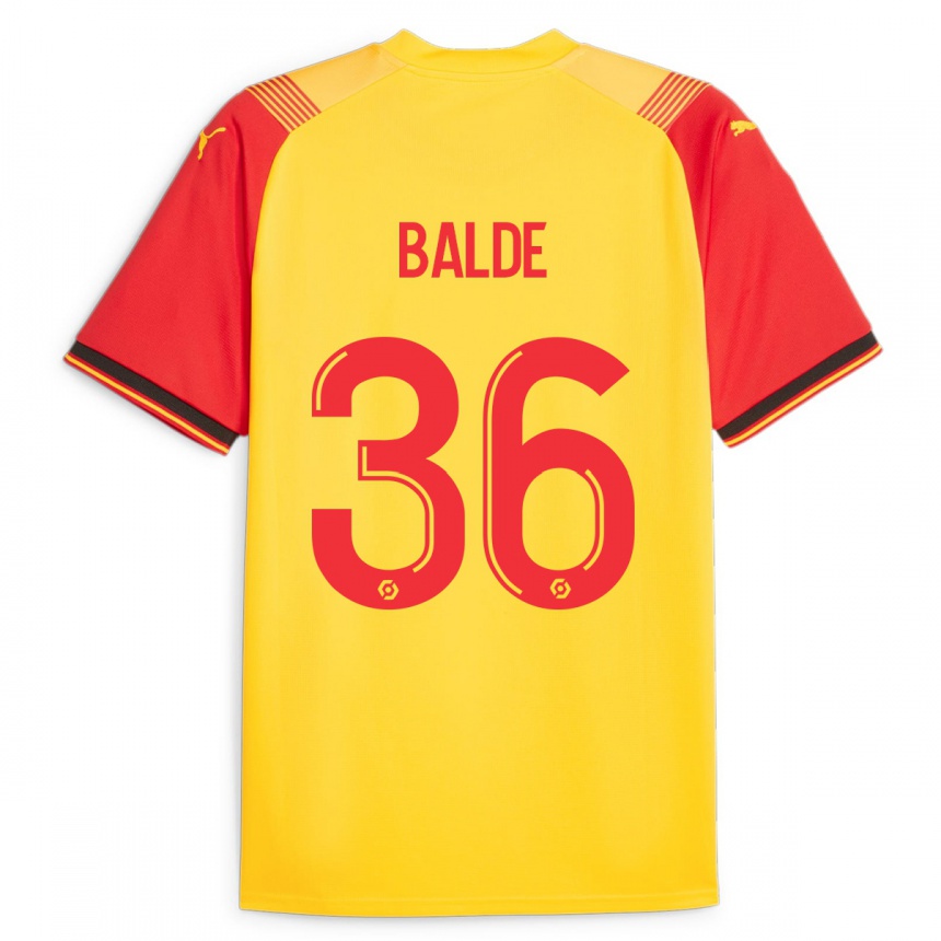 Vyrai Ibrahima Baldé #36 Geltona Namų Marškinėliai 2023/24 T-Shirt