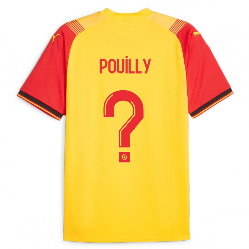 Vyrai Tom Pouilly #0 Geltona Namų Marškinėliai 2023/24 T-Shirt