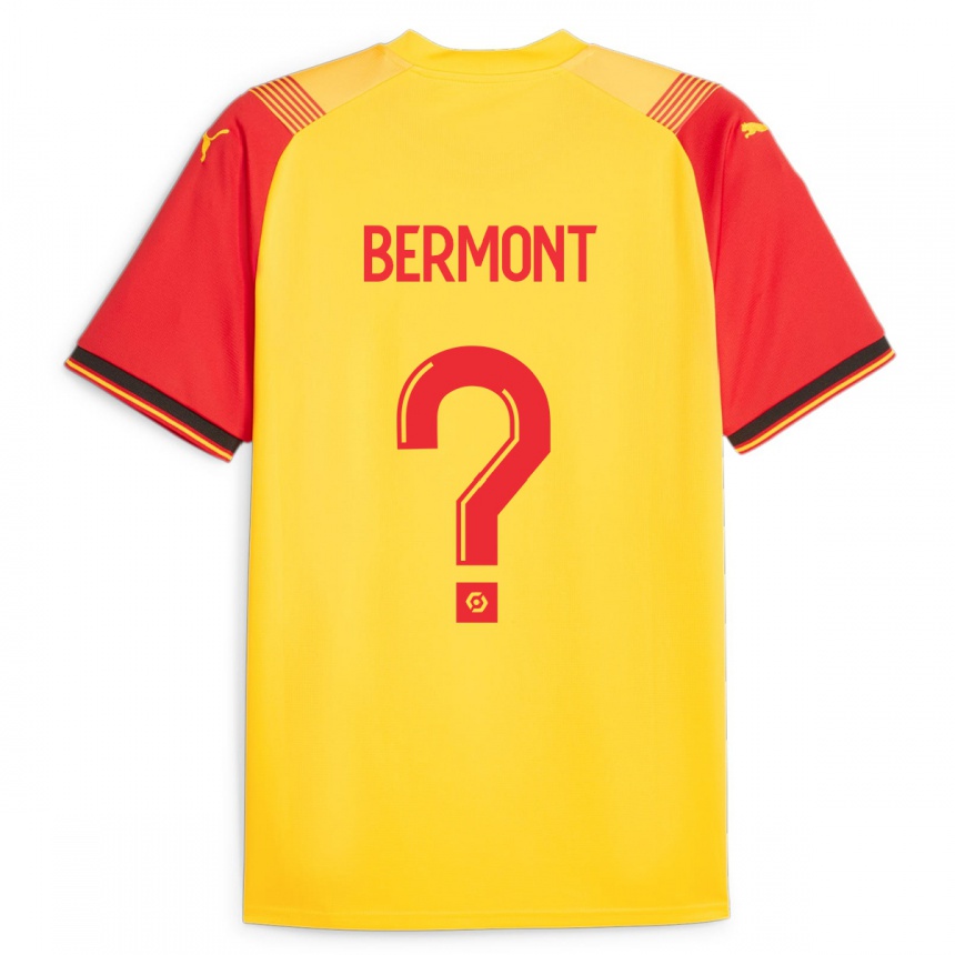 Vyrai Anthony Bermont #0 Geltona Namų Marškinėliai 2023/24 T-Shirt