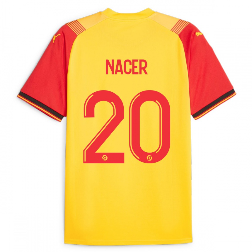 Vyrai Myriem Nacer #20 Geltona Namų Marškinėliai 2023/24 T-Shirt