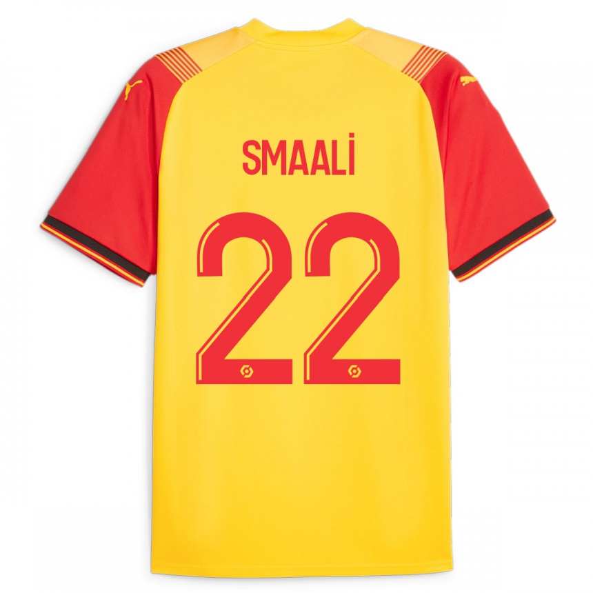 Vyrai Emma Smaali #22 Geltona Namų Marškinėliai 2023/24 T-Shirt