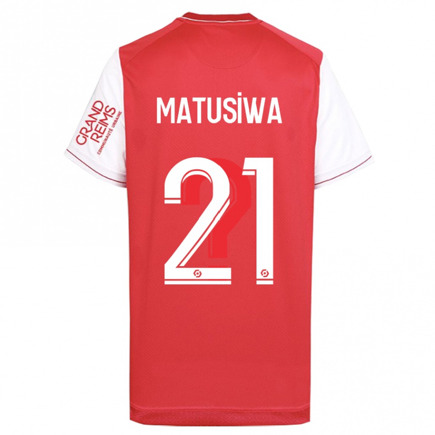 Vyrai Azor Matusiwa #21 Raudona Namų Marškinėliai 2023/24 T-Shirt