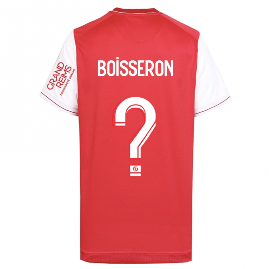 Vyrai Jawad Boisseron #0 Raudona Namų Marškinėliai 2023/24 T-Shirt