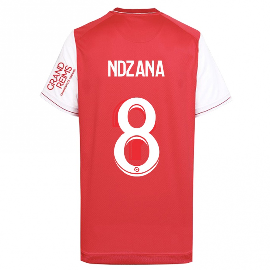 Vyrai Colette Ndzana Fegue #8 Raudona Namų Marškinėliai 2023/24 T-Shirt