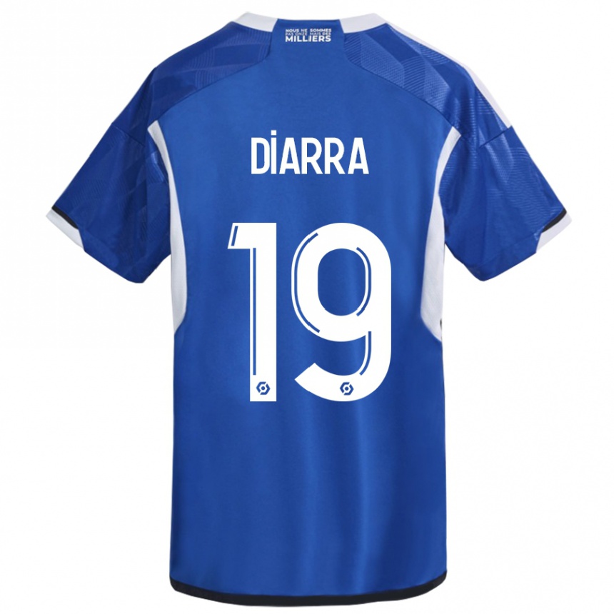 Vyrai Habib Diarra #19 Mėlyna Namų Marškinėliai 2023/24 T-Shirt